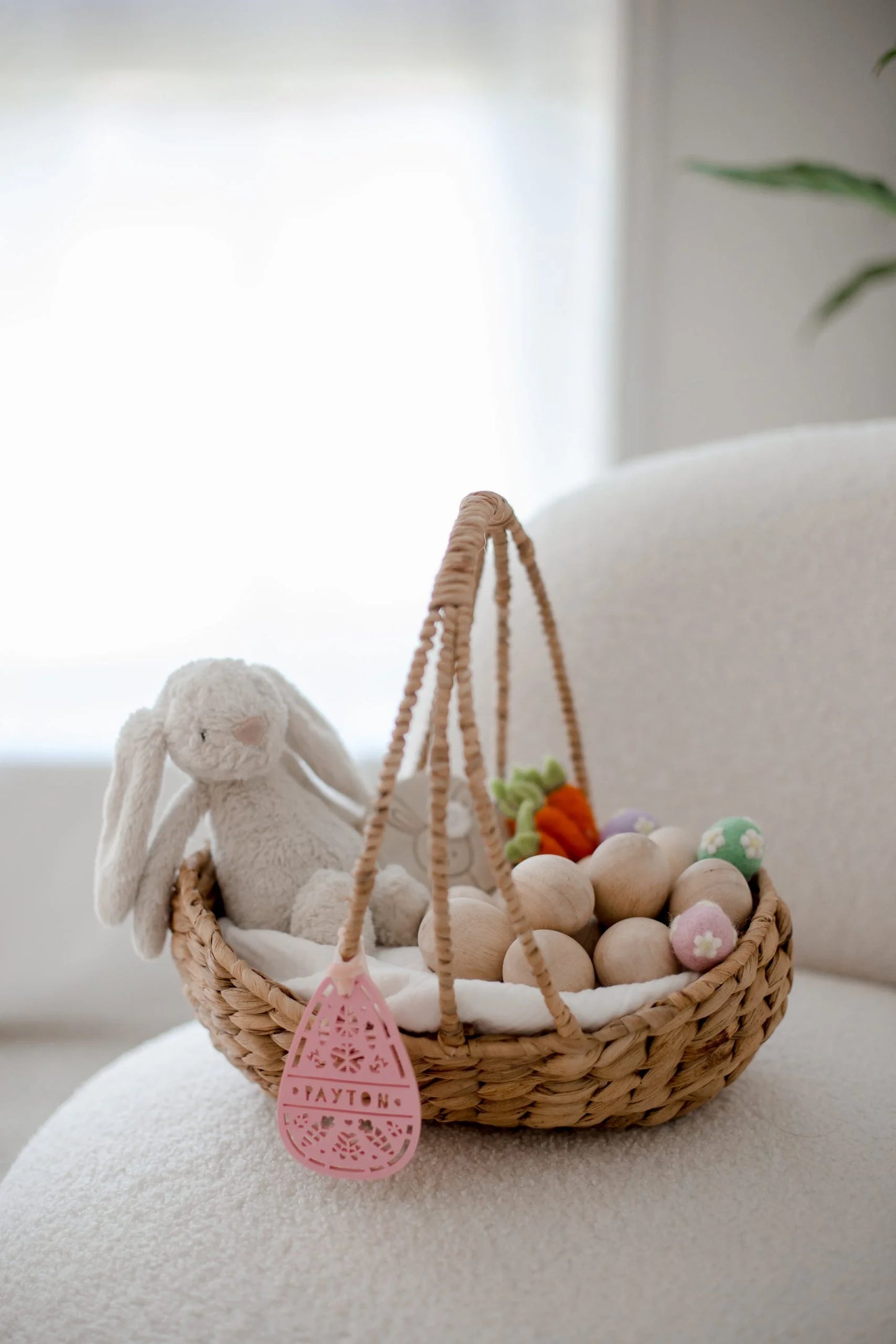 Nature’s Basket – Handwoven Cane Collection Basket