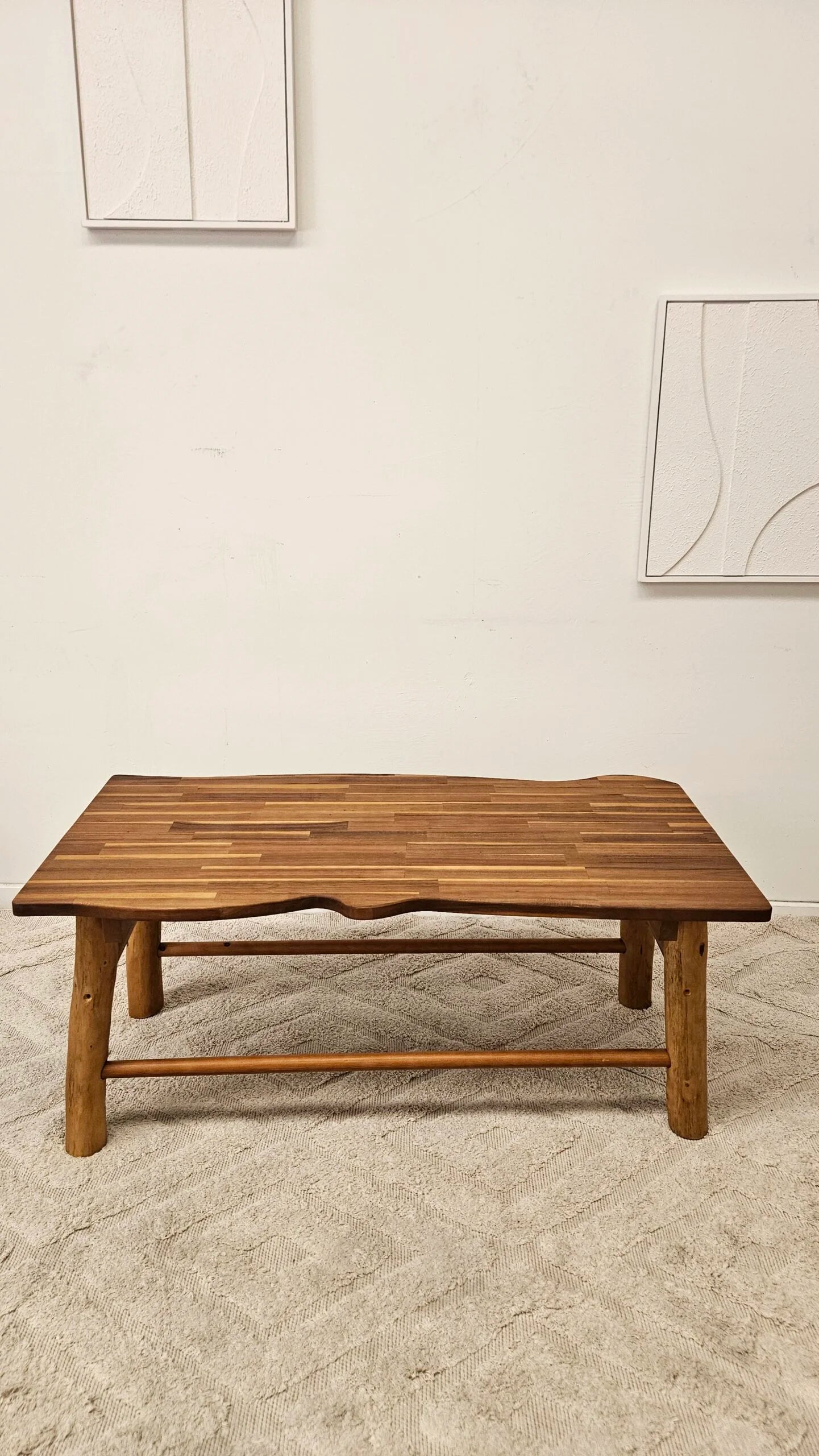 Tree Table And 2 Benches