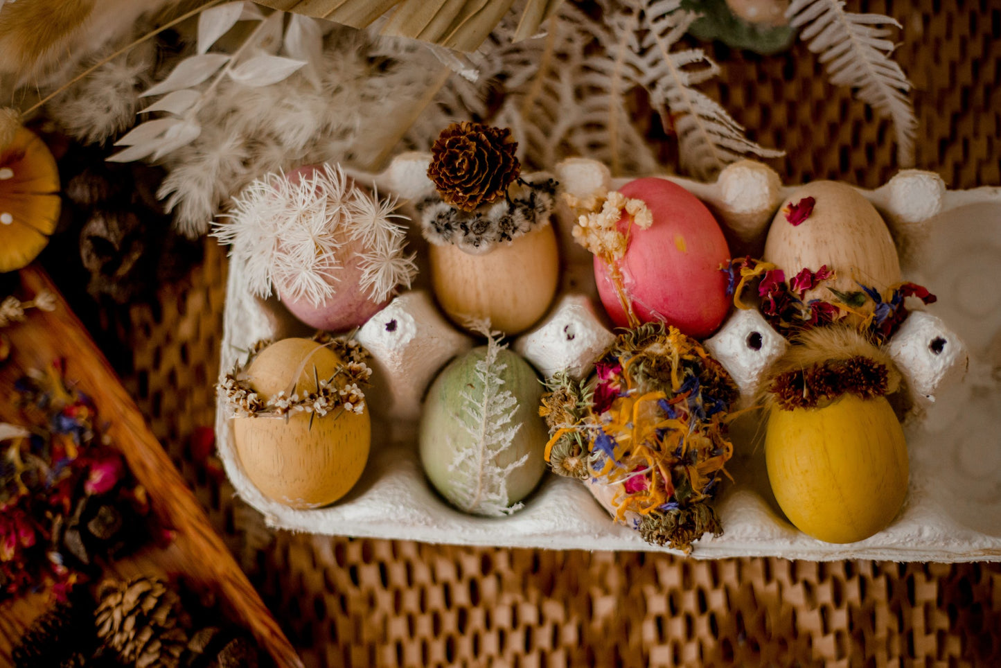 Creative Craft Wooden Eggs – DIY Decorating Set