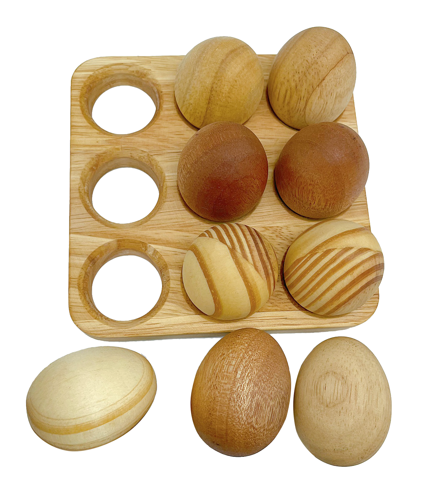 Woodland Egg Tray – Natural Play Set