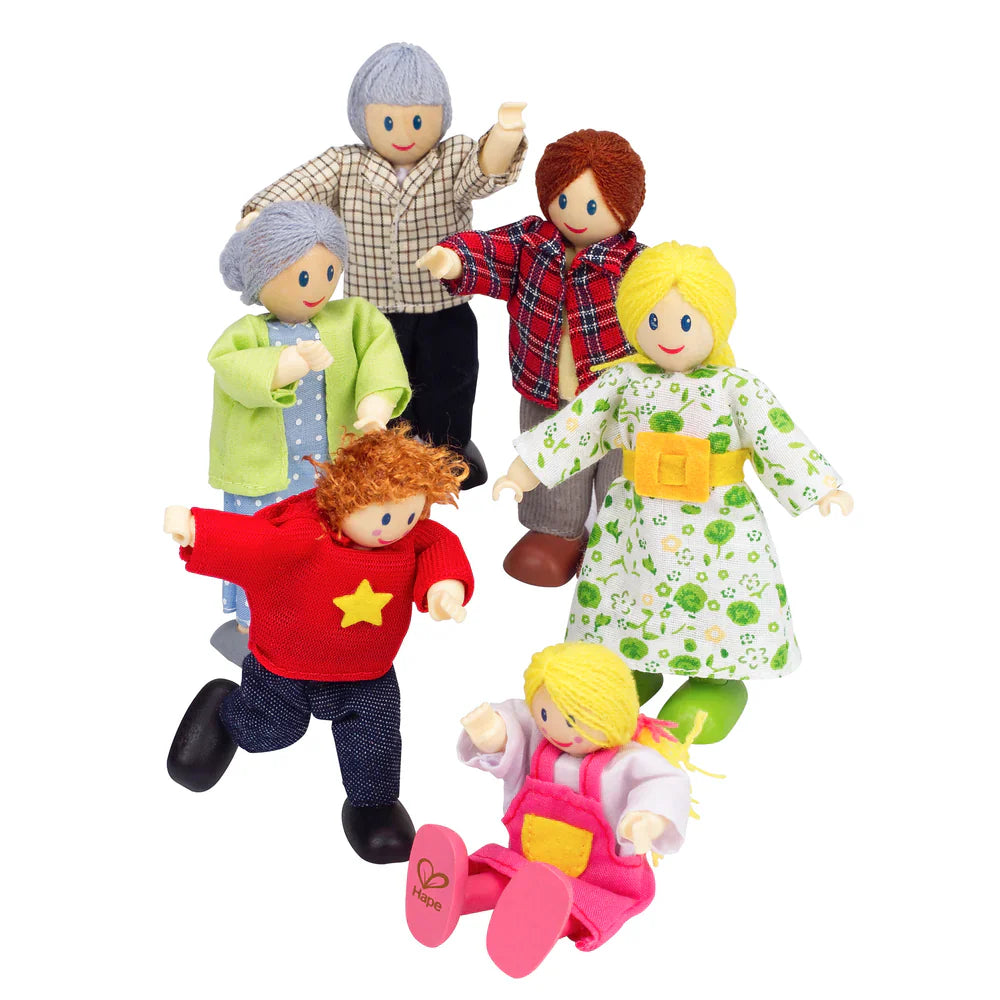 Happy Family Wooden Doll Set