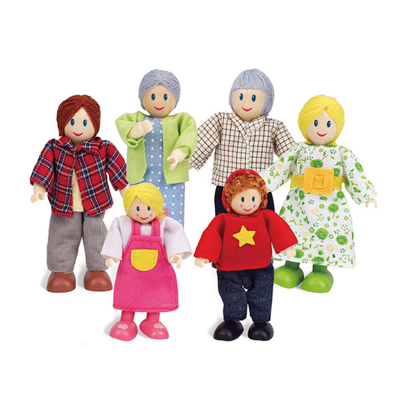 Happy Family Wooden Doll Set
