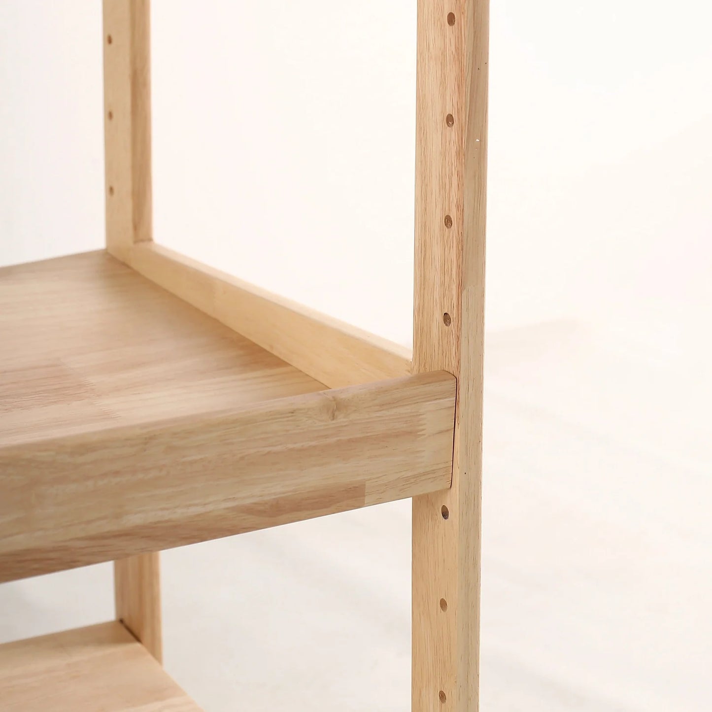Adjustable Solid Wood 3 Layer Storage Shelf