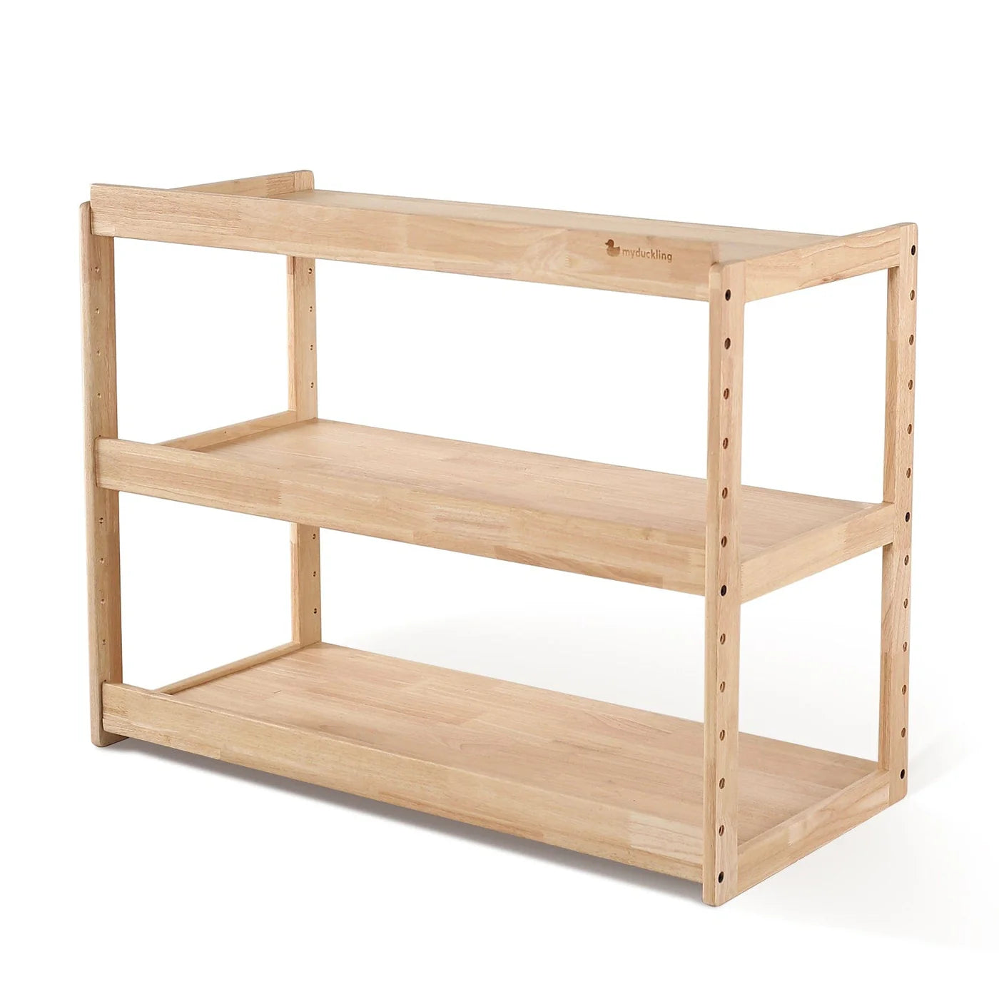 Adjustable Solid Wood 3 Layer Storage Shelf