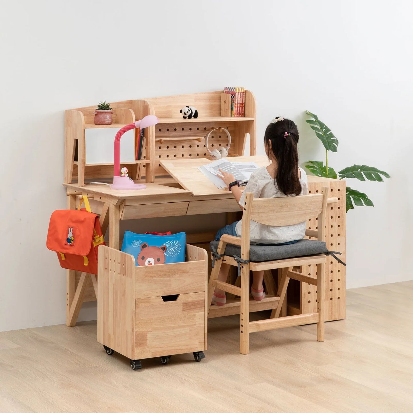 Solid Wood Adjustable Study Chair