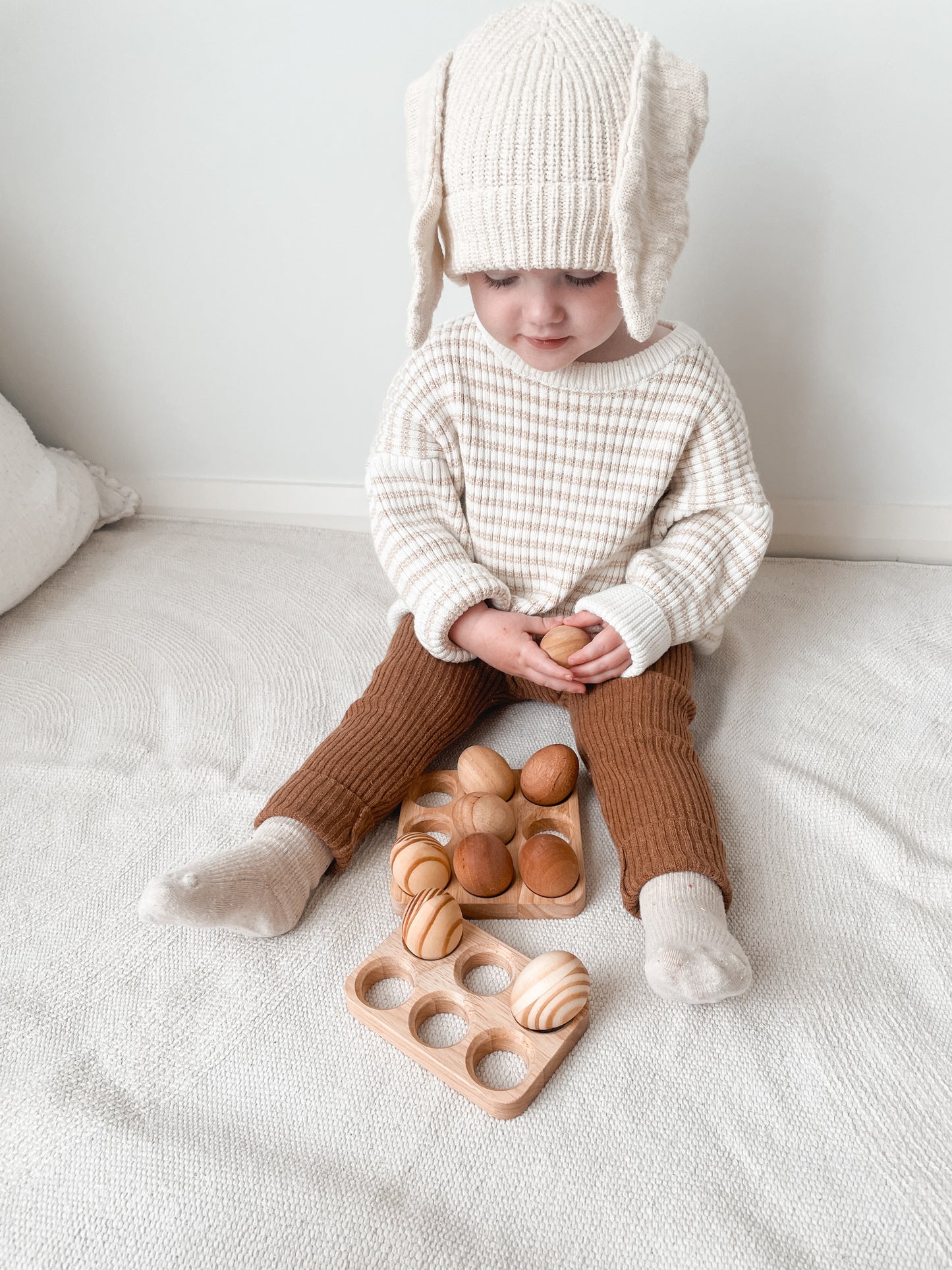 Woodland Egg Tray – Natural Play Set