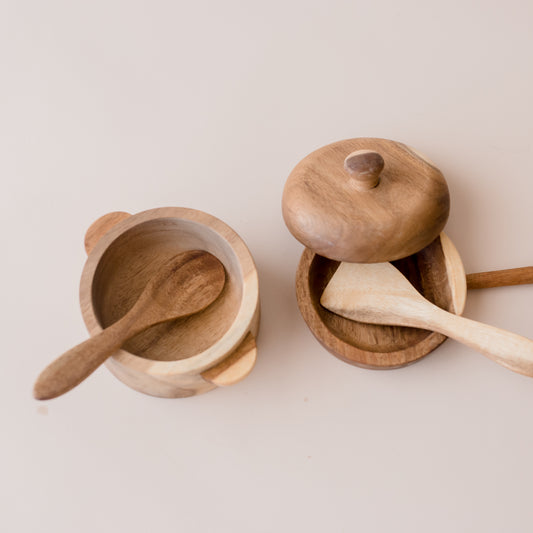 Mahogany Pot and Pan Set