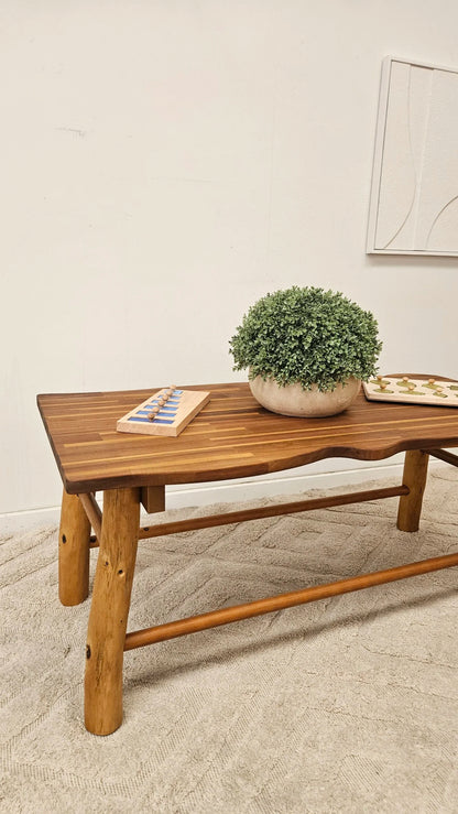 Tree Table And 2 Benches