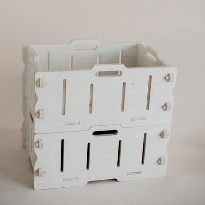 Stackable Wooden Storage Crate