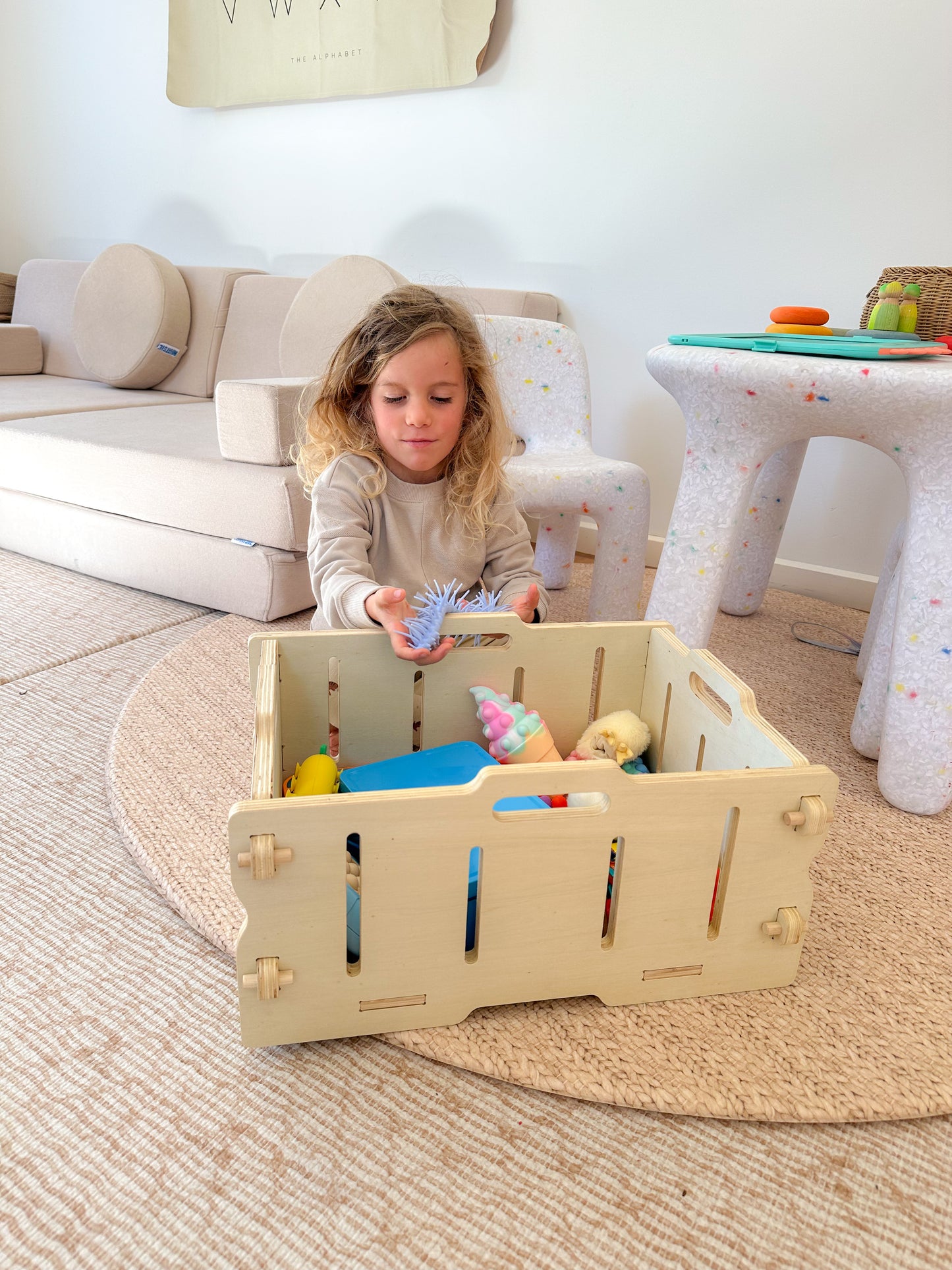 Stackable Wooden Storage Crate