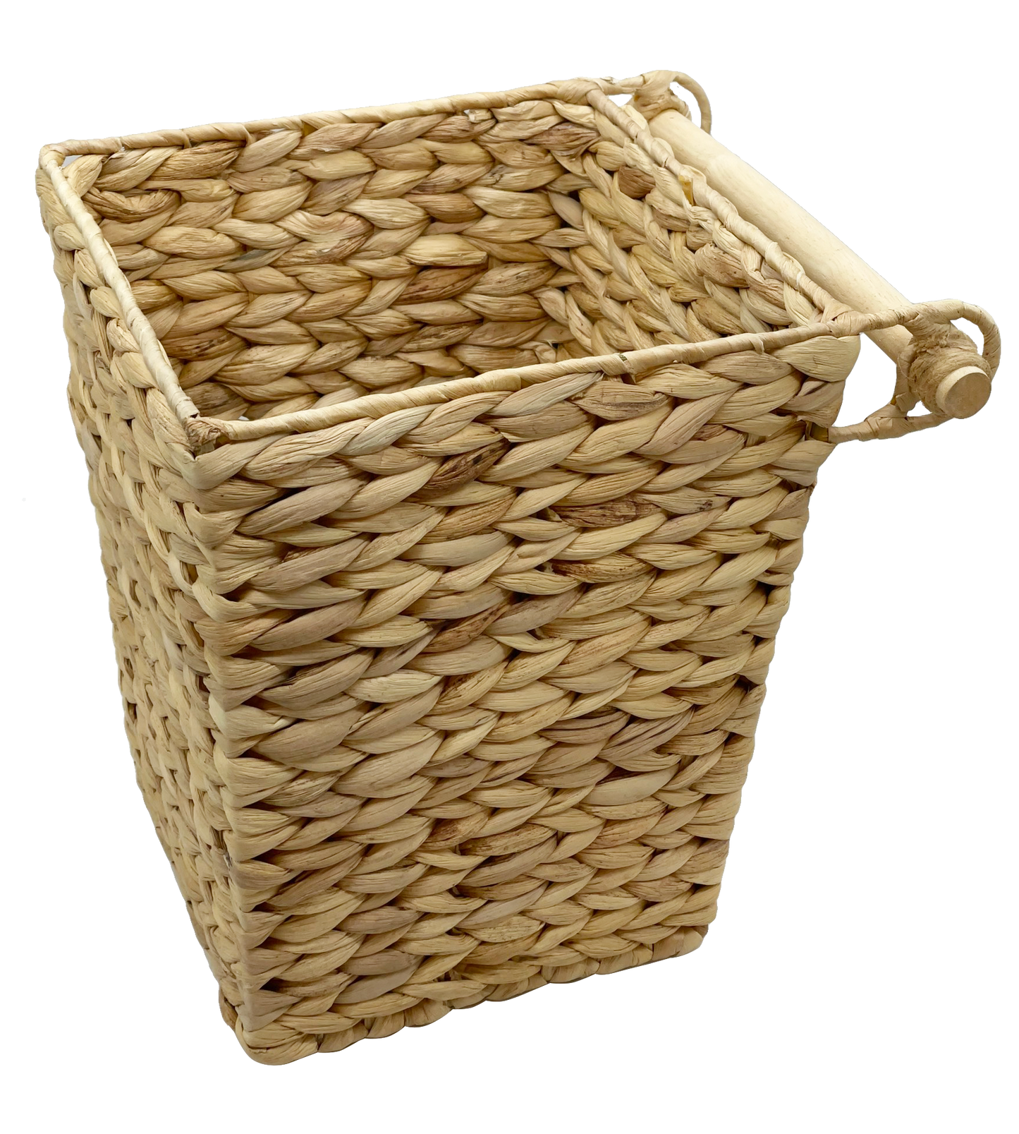 Handwoven Water Hyacinth Basket