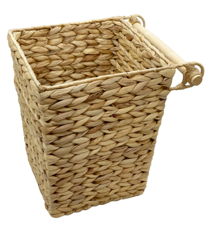 Handwoven Water Hyacinth Basket