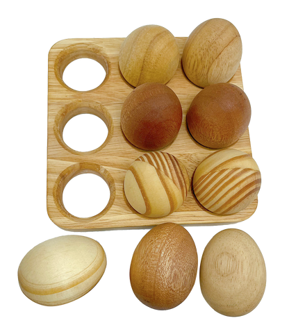Woodland Egg Tray – Natural Play Set