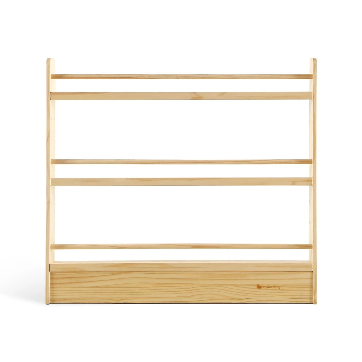 NALA 3 Tier Adjustable Solid Wood Bookshelf