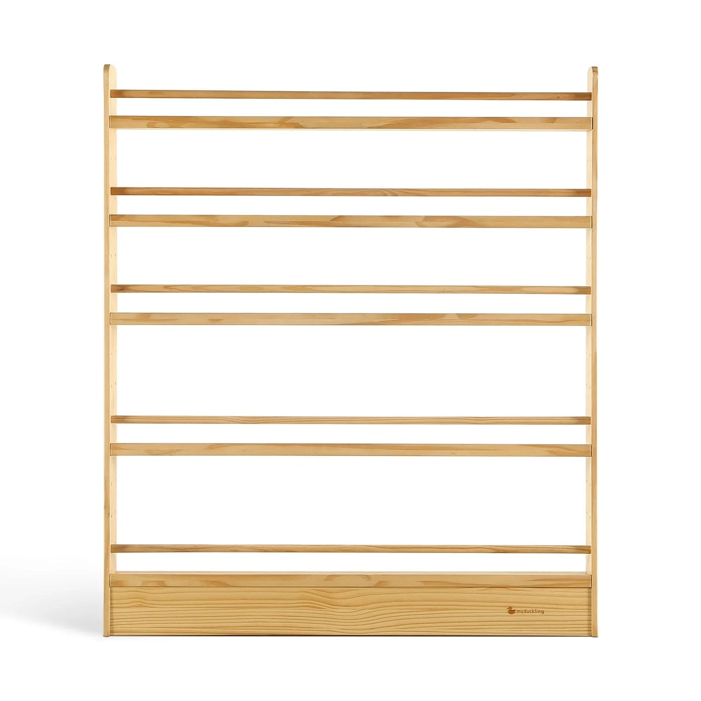 5 Tier Adjustable Solid Wood Bookshelf
