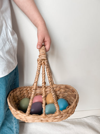 Nature’s Basket – Handwoven Cane Collection Basket